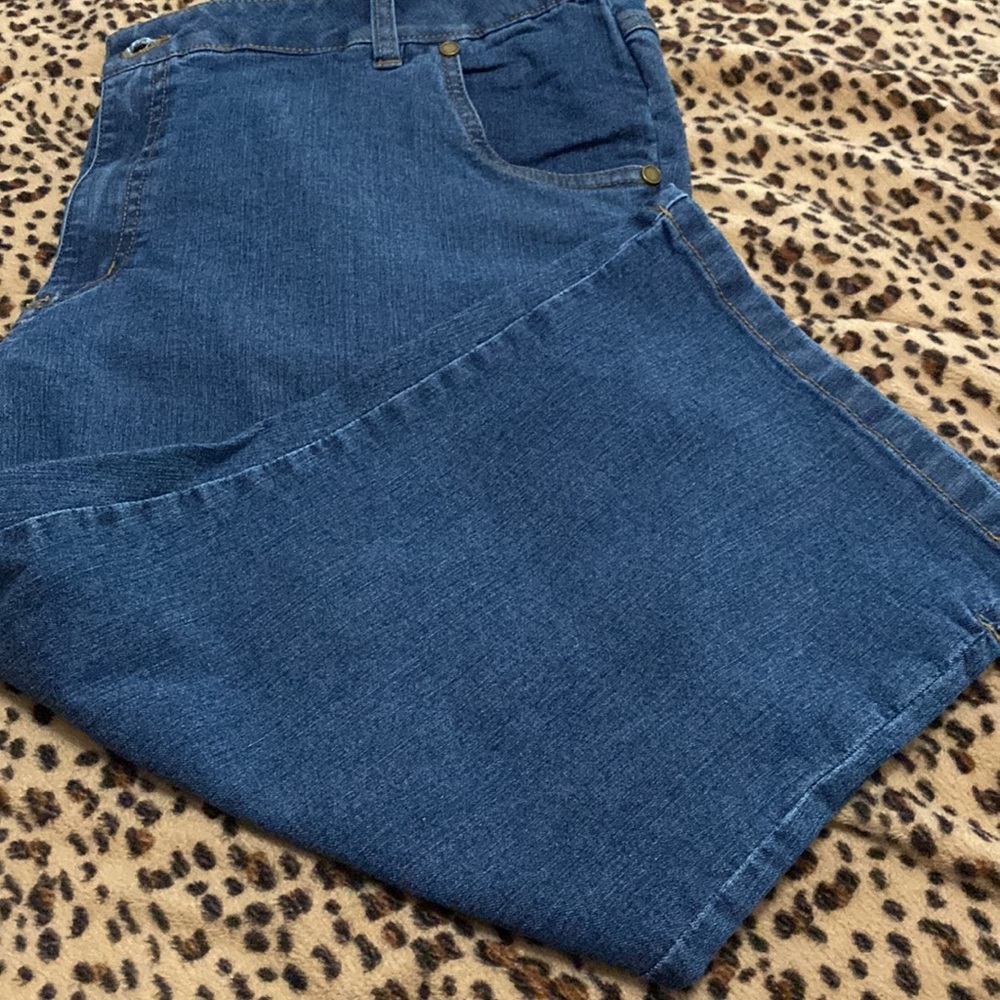 Woman within capris in perfect condition- 5 pockets- hardware is great